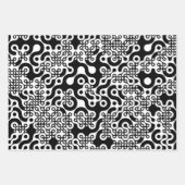 Groovy Trippy Truchet Tiles Inpakpapier Vel (Voorkant)