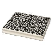 Groovy Trippy Truchet Tiles Rubberstempel (Stempel)