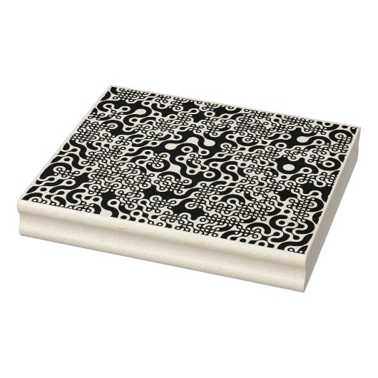 Groovy Trippy Truchet Tiles Rubberstempel (Stempel)