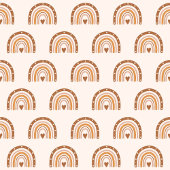 Groovy Tuin Deken Terracotta Koper Stijl