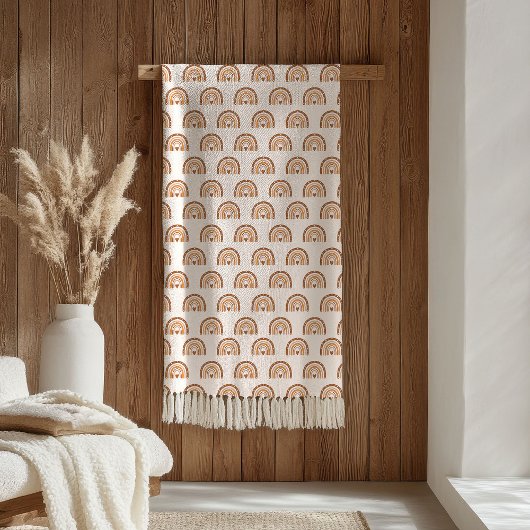Groovy Tuin Deken Terracotta Koper Stijl
