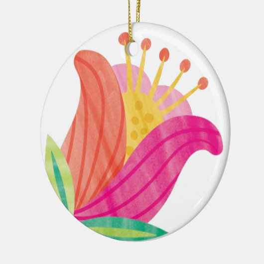 GROOVY TULIP KERAMISCH ORNAMENT (Links)