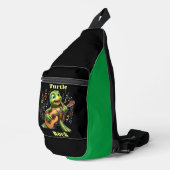 Groovy Turtle Jamming Out Sling Bag (Rechterhoek)