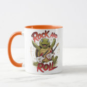 Groovy Turtle Rocking Out Rock and Roll Mok (Links)