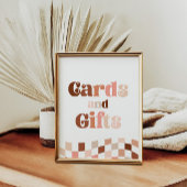 Groovy Twee Cool 2e Verjaardag Kaarten & Cadeaubor Poster