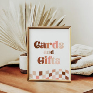 Groovy Twee Cool 2e Verjaardag Kaarten & Cadeaubor Poster