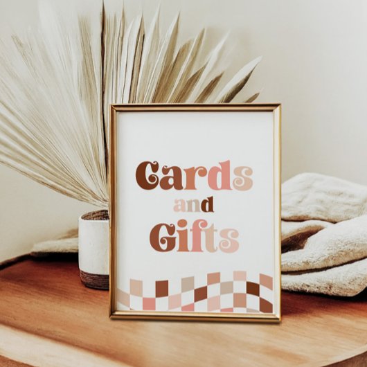 Groovy Twee Cool 2e Verjaardag Kaarten & Cadeaubor Poster