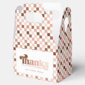 Groovy twee coole meisjes geruit 2e verjaardag bedankdoosjes (Geopend)