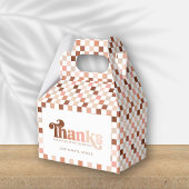 Groovy twee coole meisjes geruit 2e verjaardag bedankdoosjes