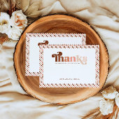 Groovy twee coole meisjes geruit 2e verjaardag bedankkaart