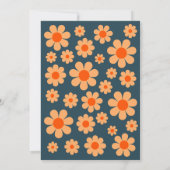 Groovy Twee Retro 2e Verjaardagsfeestje Kaart (Achterkant)