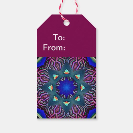 Groovy Twine Gift Labels Cadeaulabel (Voorkant)