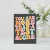 Groovy U bent meer dan een testbank Uitnodiging Briefkaart (Staand voorkant)