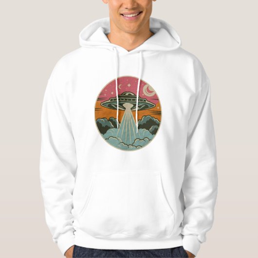 Groovy Ufo Beam Hoodie (Voorkant)