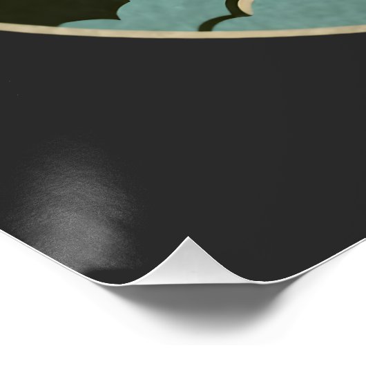 Groovy Ufo Beam Perfect Poster (Hoek)