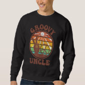 Groovy Uncle 70s Aesthetic Nostalgia 1970's Retro Trui (Voorkant)