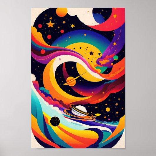Groovy Universe Poster (Voorkant)