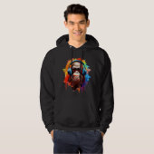 Groovy Urban Ape in Tunes Hoodie (Voorkant volledig)