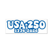 Groovy USA 250 - 1776-2026 Zelfinktende Stempel (Design)
