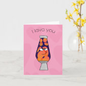 Groovy Valentijn Kaart (Gele Bloem)