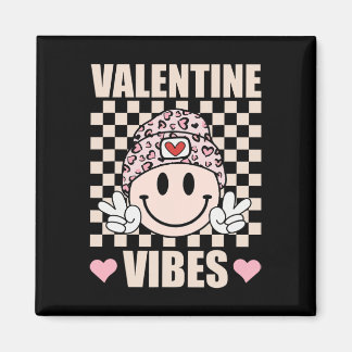 Groovy Valentijn Vibes Valentijnsdag Design voor G Magneet