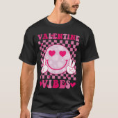 Groovy Valentijn Vibes Valentijnsdag Shirten voor T-shirt (Voorkant)