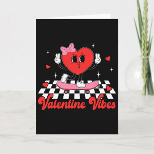 Groovy Valentijnsstemming Cute Hart Voor Meisjes K Kaart