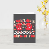 Groovy Valentine Kidney Dialysis Tech I Can't Get  Kaart (Gele Bloem)