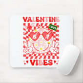 Groovy Valentine Vibes Happy Valentine's Day Girl Muismat (Met muis)
