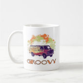 Groovy Van - Retro 70's design Koffiemok (Links)