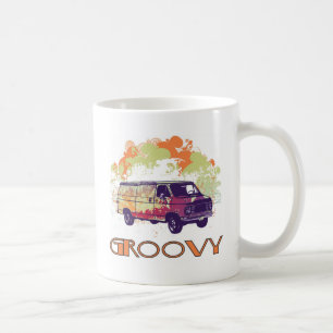 Groovy Van - Retro 70's design Koffiemok