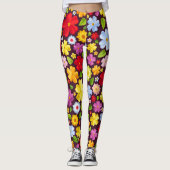 Groovy-ventilatorvoeding van 60 inch gevarieerd | leggings (Voorkant)