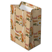 Groovy Verjaardagsfeest Zak Medium Cadeauzakje (Achterkant Gekanteld)
