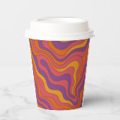 Groovy verjaardagspapier kopjes papieren bekers (Voorkant)