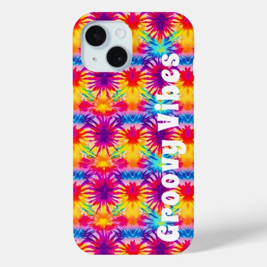 Groovy Vibes Tie Dye Case-Mate iPhone Case (Achterkant)