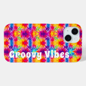 Groovy Vibes Tie Dye  Case-Mate iPhone Case (Achterkant (horizontaal))