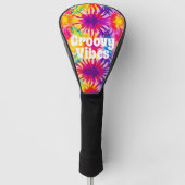 Groovy Vibes Tie Dye  Golfheadcover (Voorkant)