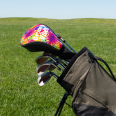 Groovy Vibes Tie Dye  Golfheadcover (Insitu)