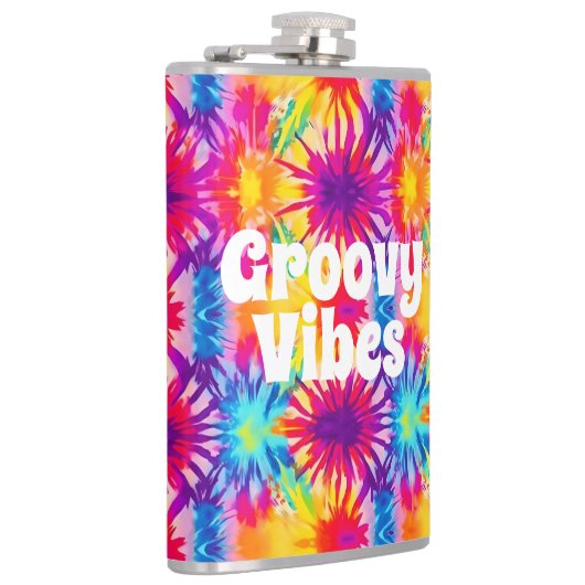 Groovy Vibes Tie Dye  Heupfles (Rechts)
