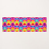 Groovy Vibes Tie Dye Yogamat (Achterkant (horizontaal))