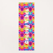 Groovy Vibes Tie Dye  Yogamat (Voorkant)