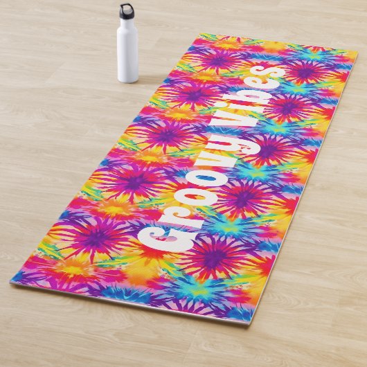 Groovy Vibes Tie Dye  Yogamat (In situ)