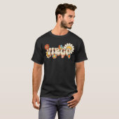 Groovy Virgo August jarig astrologie Z T-shirt (Voorkant volledig)
