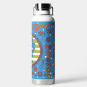 Groovy Virgo Custom Waterfles (Achterkant)