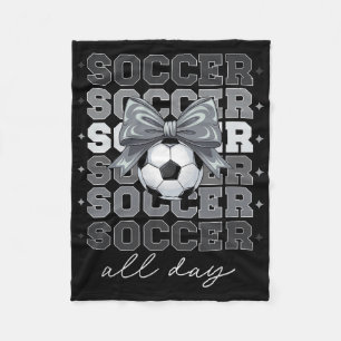 Groovy Voetbal Coquette Strikers Meisjes Vrouwen V Fleece Deken