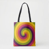 Groovy Vortex Tote Bag (Voorkant)