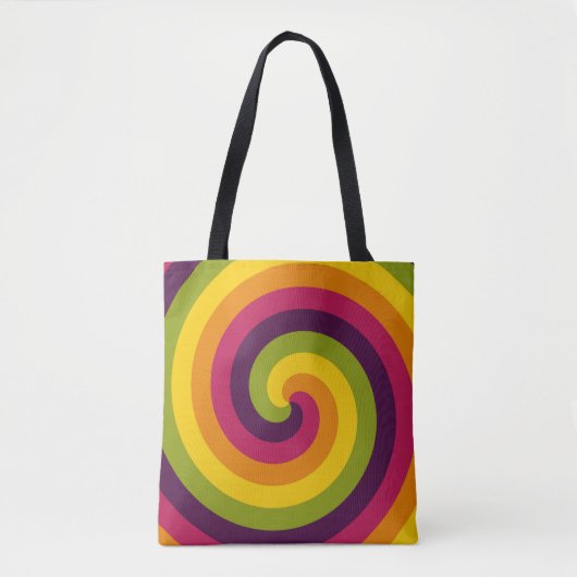 Groovy Vortex Tote Bag (Voorkant)