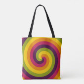 Groovy Vortex Tote Bag (Achterkant)