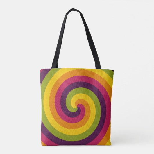 Groovy Vortex Tote Bag (Achterkant)