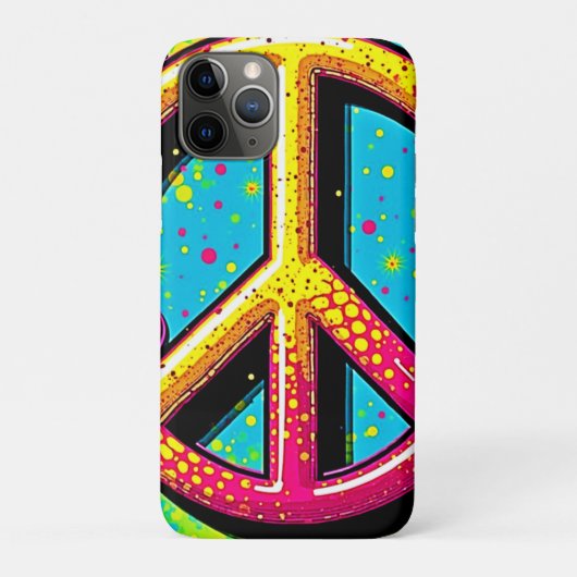 Groovy Vredesbloem Kracht Case-Mate iPhone Case (Achterkant)